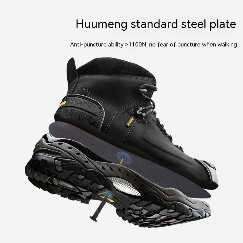 Labor Protection Shoes Men's Steel Toe Cap Anti-smashing - Beuti-Ful
