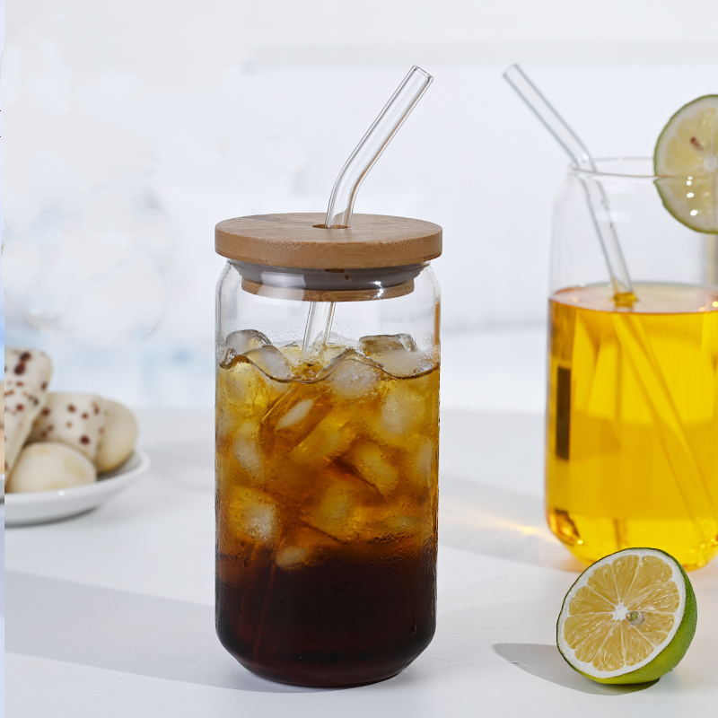 High Borosilicate Glass Cup With Lid - Beuti-Ful