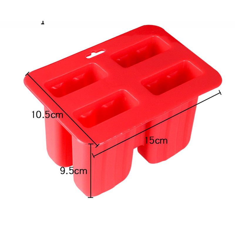 4 Popsicle Molds With Old Beijing Classic Shape Holes - Beuti-Ful