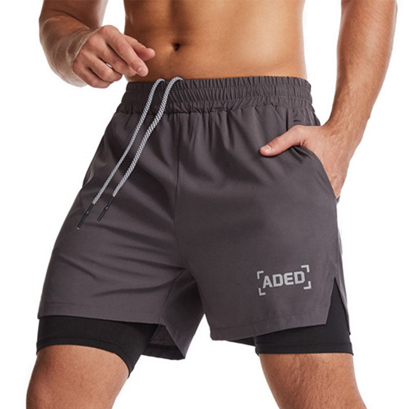 Quick-drying Woven Casual Crazy Muscle Sports Shorts - Beuti-Ful