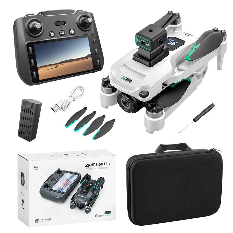 Screen Display HD Aerial Photography Automatic Return Flight Obstacle Avoidance S159 Remote Control GPS