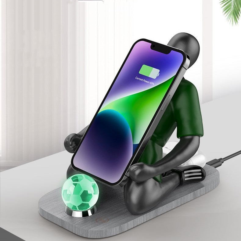 Soccer Wireless Charger 2-in-1 Bracket