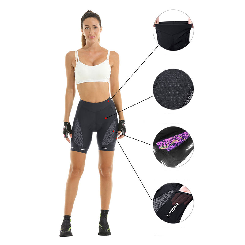 Women's Fitness Shorts Quick Drying Cycling Shorts Gym Breathable Pants - Beuti-Ful