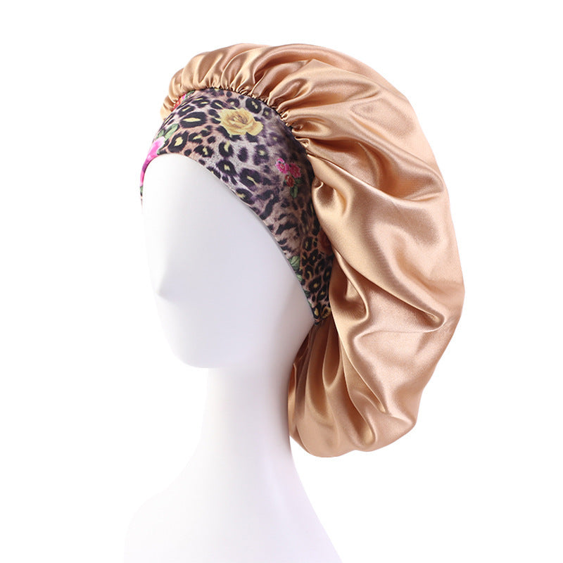 Bohemian Style Large Printed Hair Band Sleeping Hat - Beuti-Ful