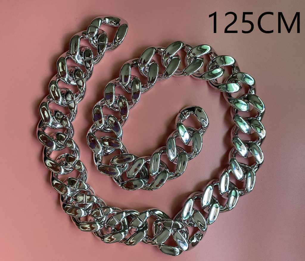 Metal Gold Thick Chain Wide Waist Chain - Beuti-Ful