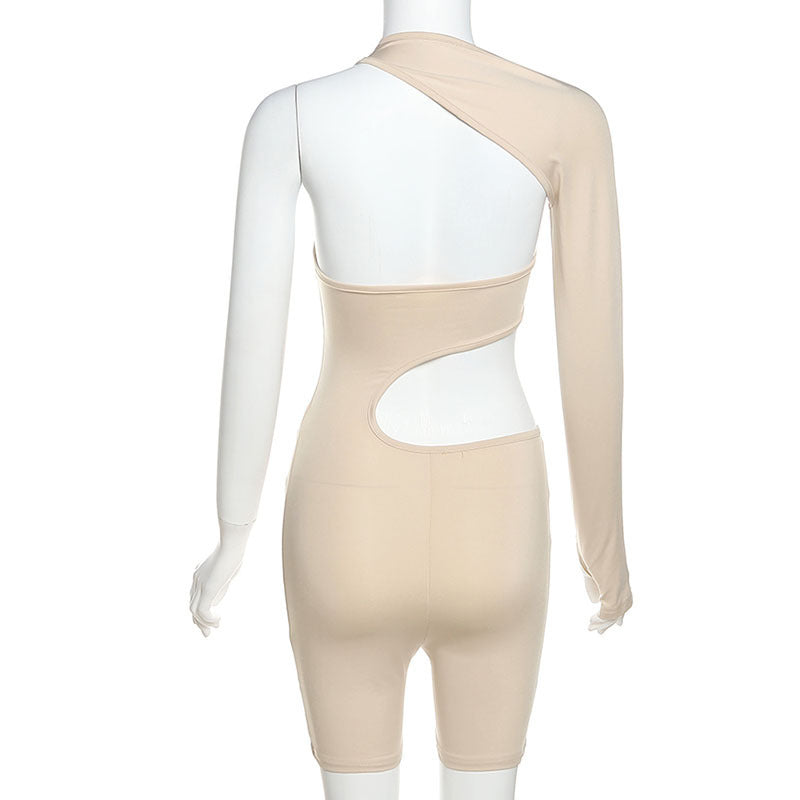 Women Tight Fitness Yoga Suits Off Shoulder Tops And Shorts Tops 2pcs Set - Beuti-Ful