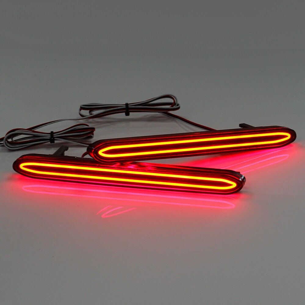 2pcs LED Rear Bumper Reflector Lights Brake Tail Lamp For Odyssey 2007 2008 - Beuti-Ful