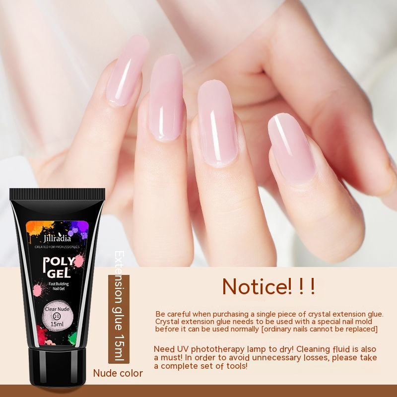 Crystal Extended Glue Nail Beauty UV - Beuti-Ful