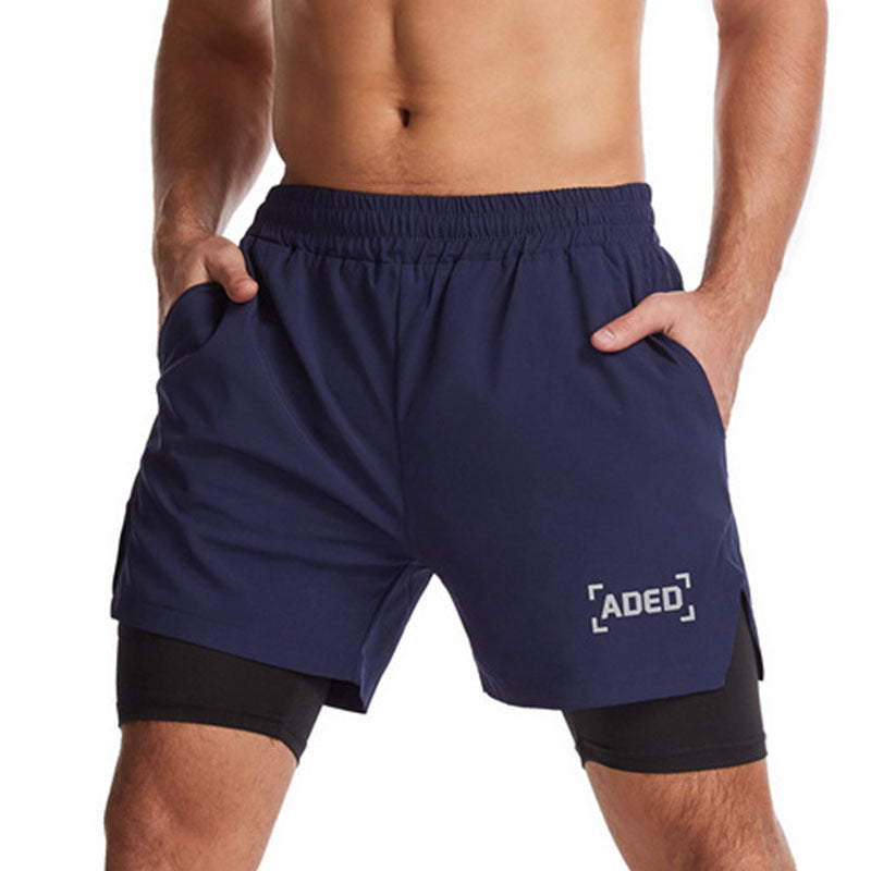 Quick-drying Woven Casual Crazy Muscle Sports Shorts - Beuti-Ful