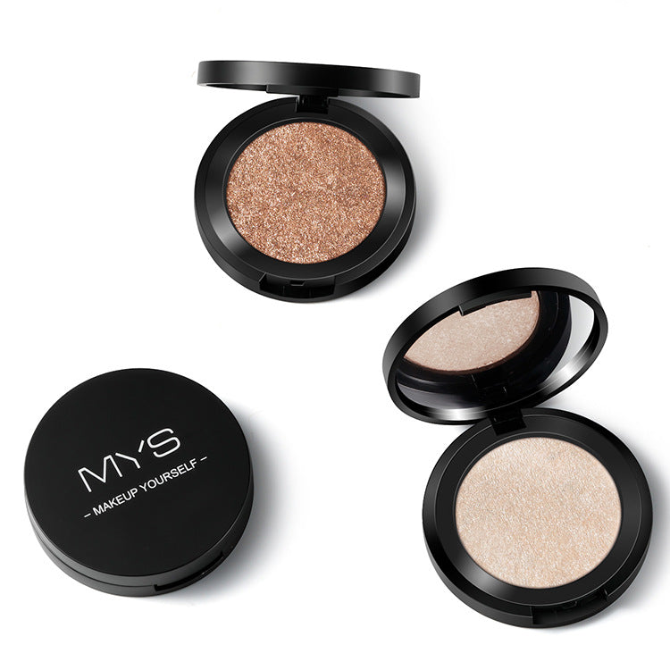 MYS Brand Face Makeup Powder 6 color Waterproof Minerals Shimmer Brightener Contour Glow Kit Bronzer Highlighter Makeup Palettes - Beuti-Ful