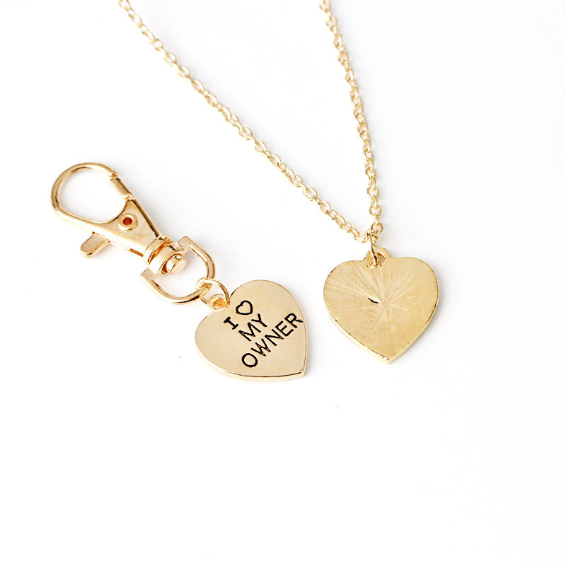 love My OwnerI love My Dog Pet Necklace pair - Beuti-Ful