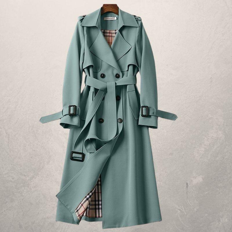 Tr Mid-length Trench Coat Autumn Long Windbreaker - Beuti-Ful