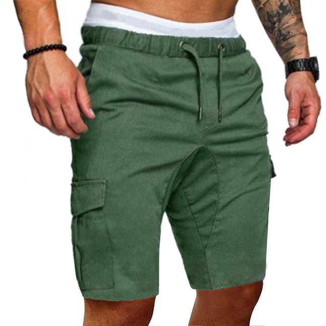 Tight Elastic Pants Men's Cropped Shorts Pants - Beuti-Ful