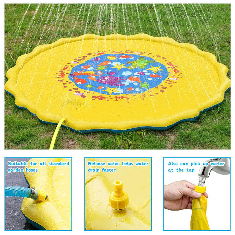 Splash pad  Water spray mat water slide