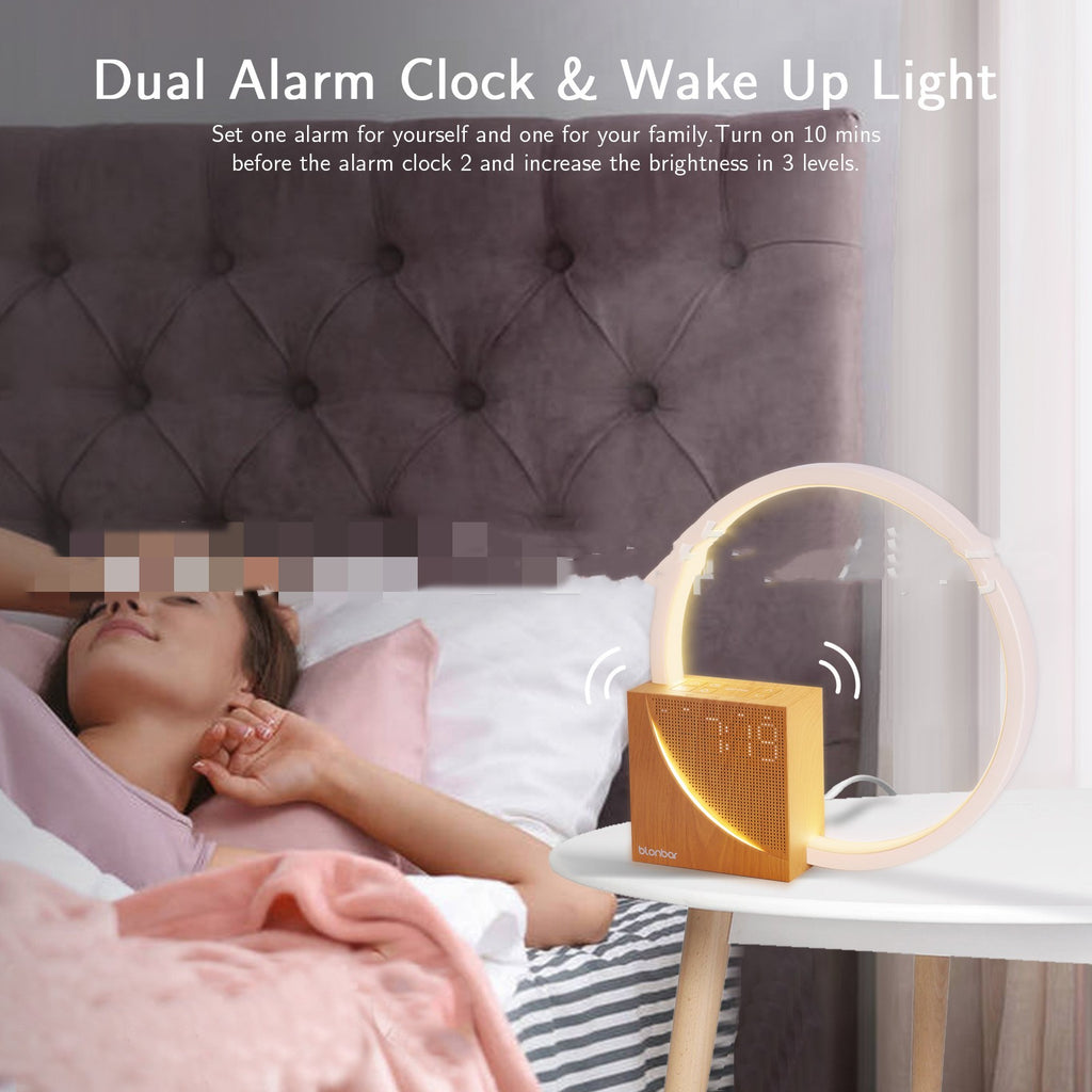 Multifunctional Lamp Alarm Clock White Noise 10W Home Decor - Beuti-Ful