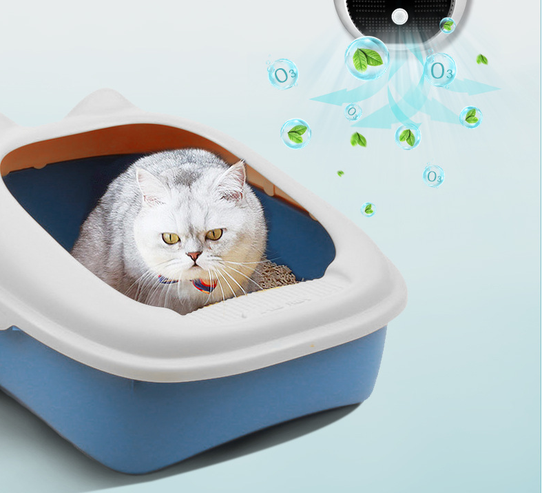 Pet Deodorant Cat Urine Litter Box Air Purifier For Cat Toilet Pet Odor Eliminator Sterilization Ozone Air Cleaner Pets Deodorization - Beuti-Ful