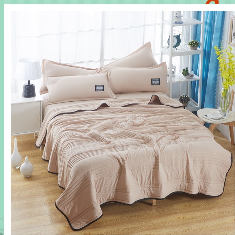 Cooling Blankets Pure Color  Summer Cool Air-conditioning Quilt Blanket