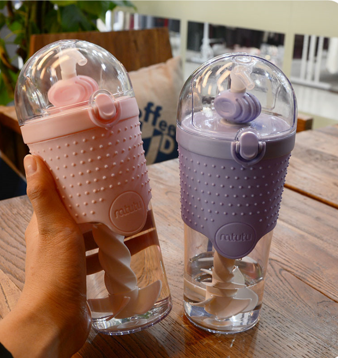 Kids Plastic Water bottles with straw BPA Free - Beuti-Ful