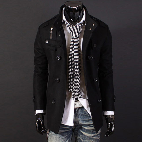 Men Woolen Coat