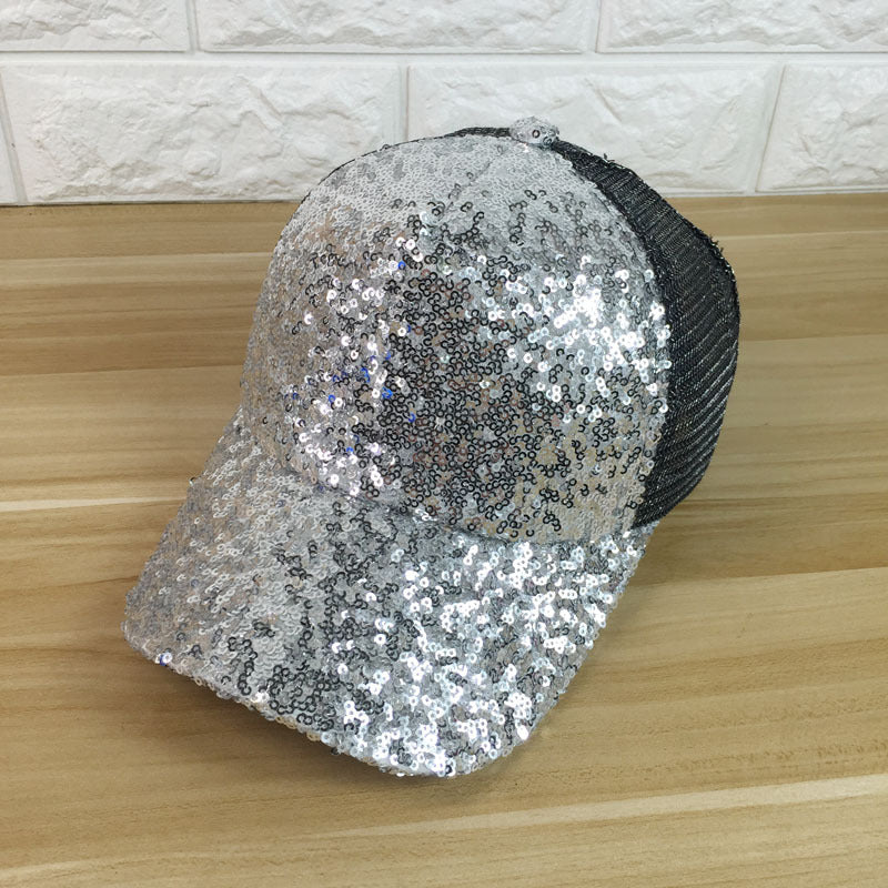 Women's Summer Sunshade Sequined Baseball Cap - Beuti-Ful