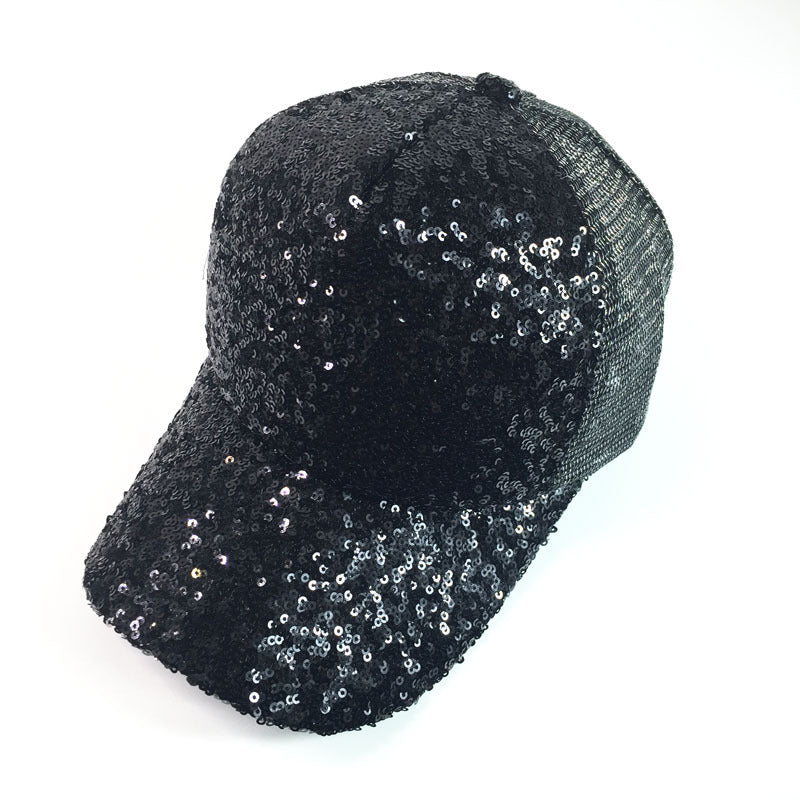 Women's Summer Sunshade Sequined Baseball Cap - Beuti-Ful
