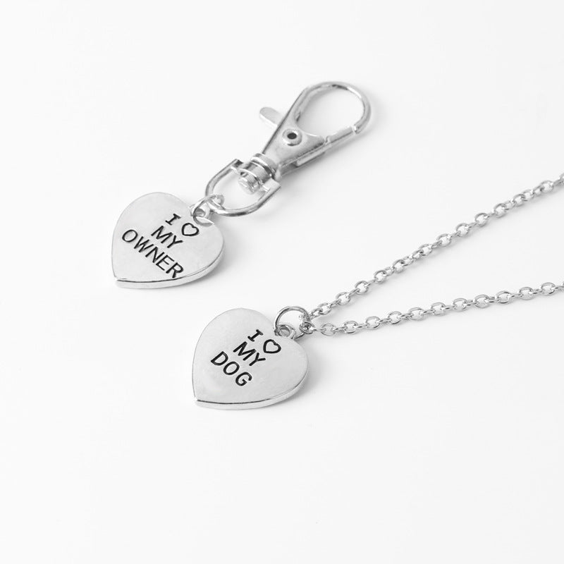 love My OwnerI love My Dog Pet Necklace pair - Beuti-Ful