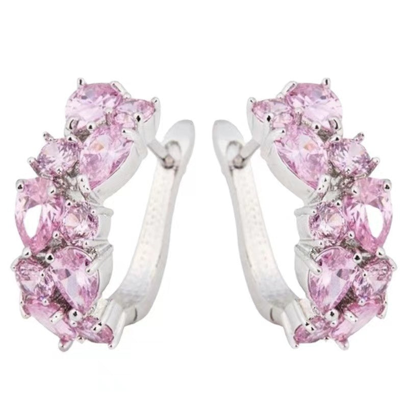 Diamond Crystal Zircon Ear Clip Affordable Luxury Earrings Women - Beuti-Ful
