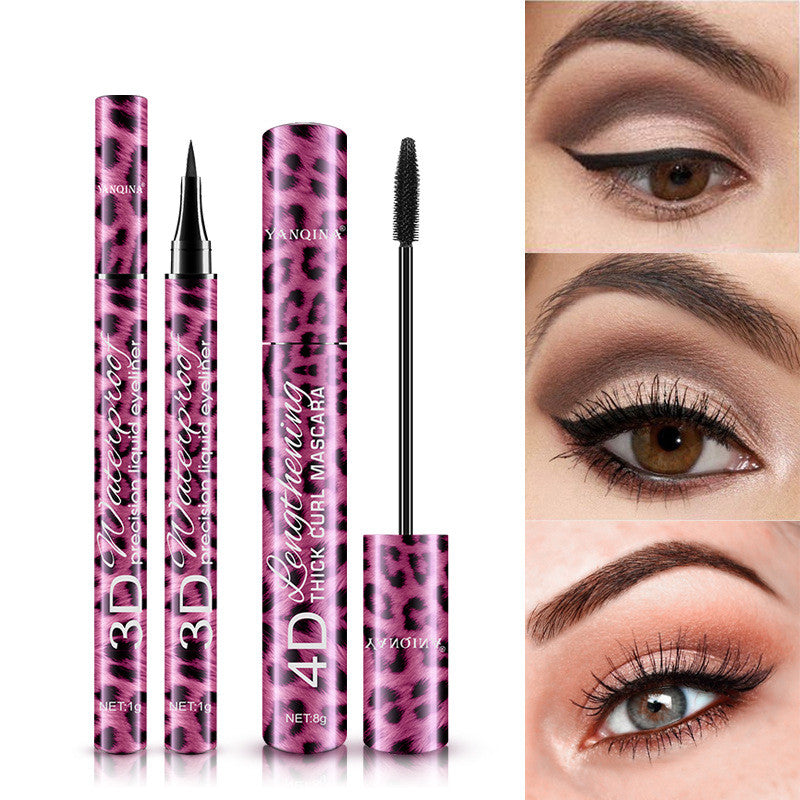 Makeup Red Leopard Eyeliner and Mascara Set - Beuti-Ful