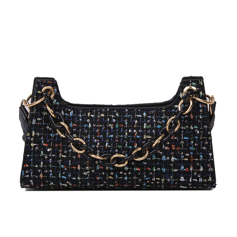 Woven Underarm Bag All-Match One-Shoulder Messenger Bag - Beuti-Ful