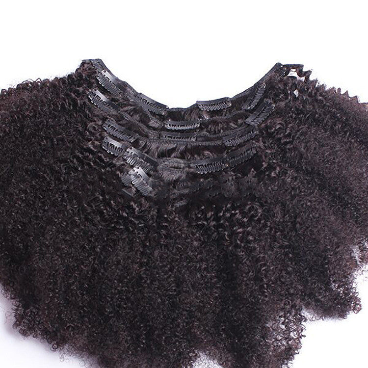 8 Piece Set Of African Spring Curly Clip - Beuti-Ful