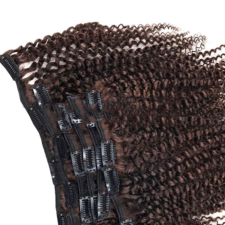 8 Piece Set Of African Spring Curly Clip - Beuti-Ful