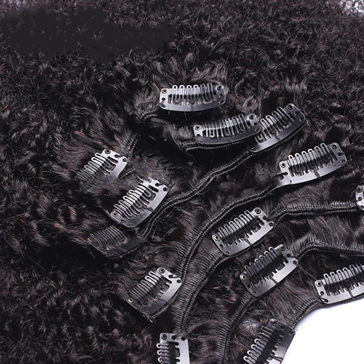 8 Piece Set Of African Spring Curly Clip - Beuti-Ful