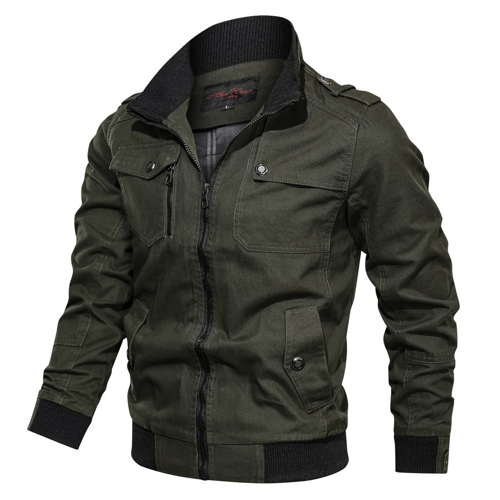 Youth Casual Jacket Trend Men's Stand Collar - Beuti-Ful