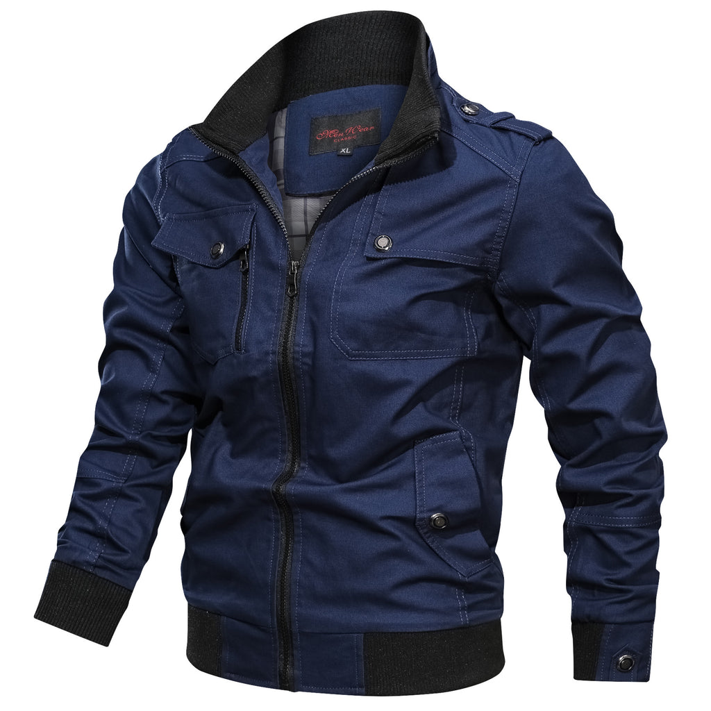 Youth Casual Jacket Trend Men's Stand Collar - Beuti-Ful