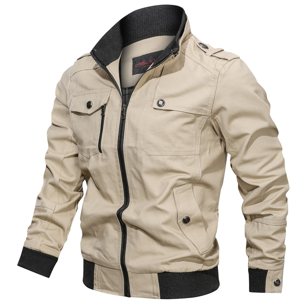Youth Casual Jacket Trend Men's Stand Collar - Beuti-Ful