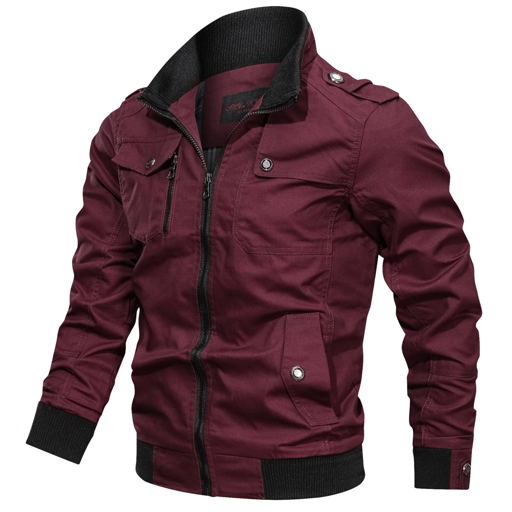 Youth Casual Jacket Trend Men's Stand Collar - Beuti-Ful
