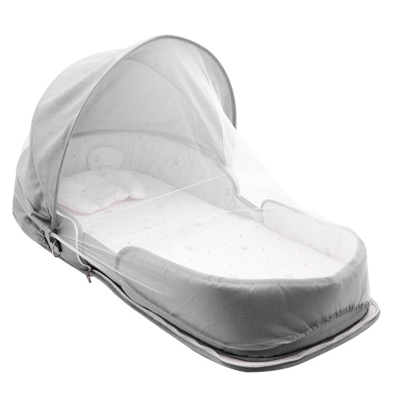 Newborn Baby Crib Foldable And Portable Mobile Backpack - Beuti-Ful