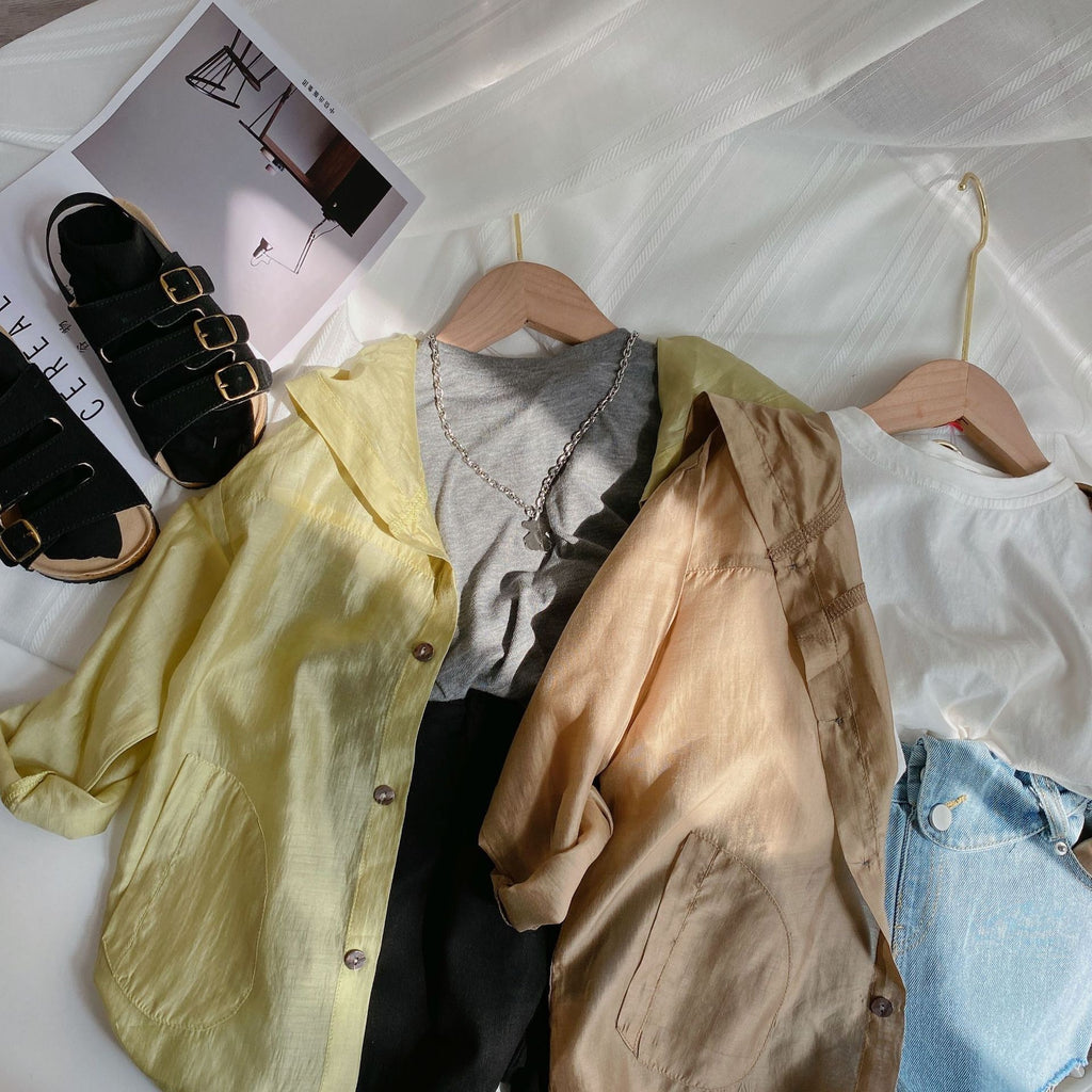 Children s Solid Color Sun Protection Clothing - Beuti-Ful