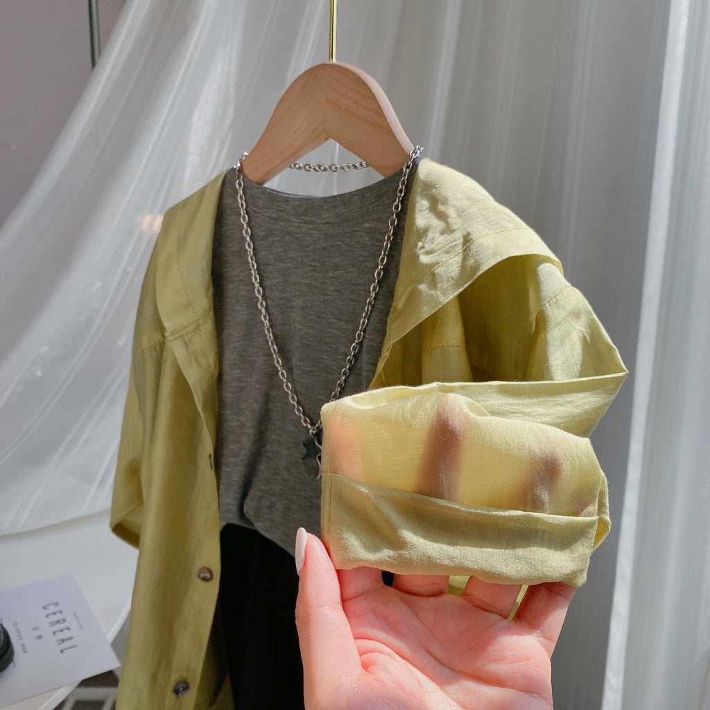 Children s Solid Color Sun Protection Clothing - Beuti-Ful