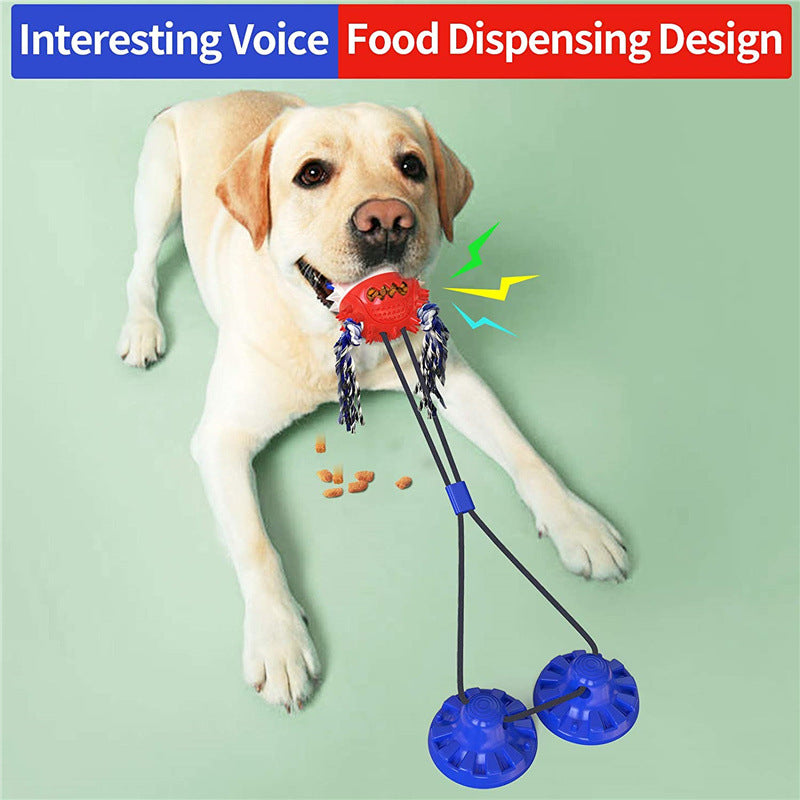 Aggressive Chew Dog Toy Large Dog Interactive Toy Aggressive Chew Dog Indestructible Toy Suction Cup - Beuti-Ful