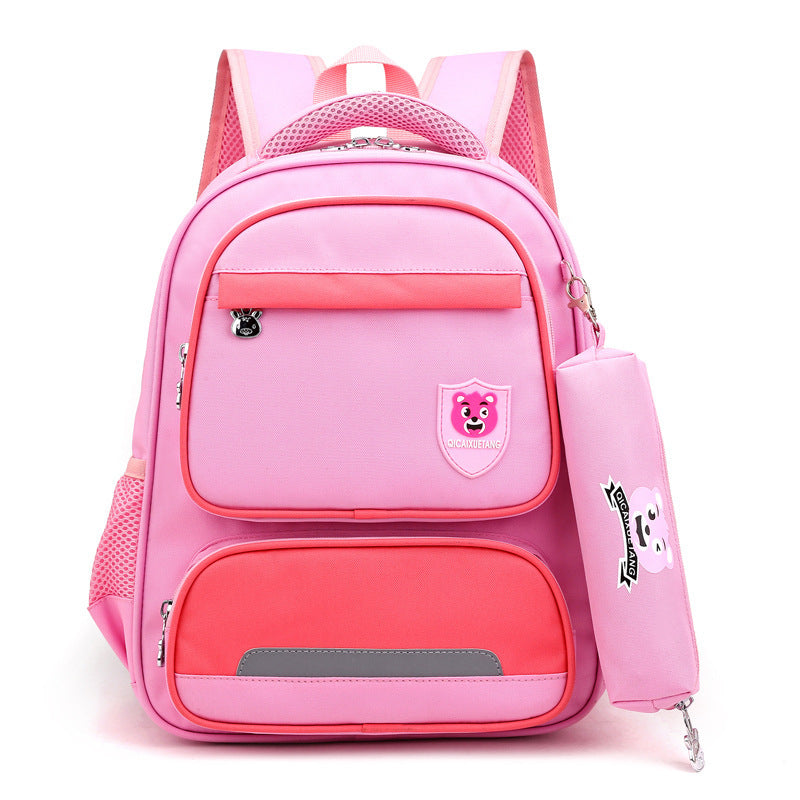 Children's Primary Schoolbag Cartoon Girl Spring Outing Backpack Small