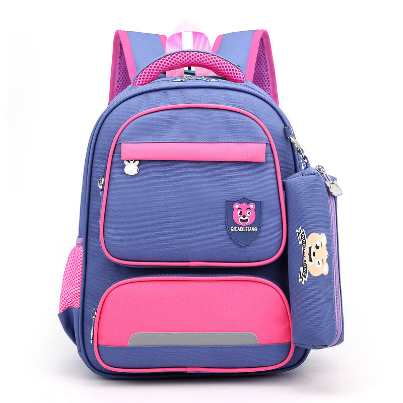 Children's Primary Schoolbag Cartoon Girl Spring Outing Backpack Small