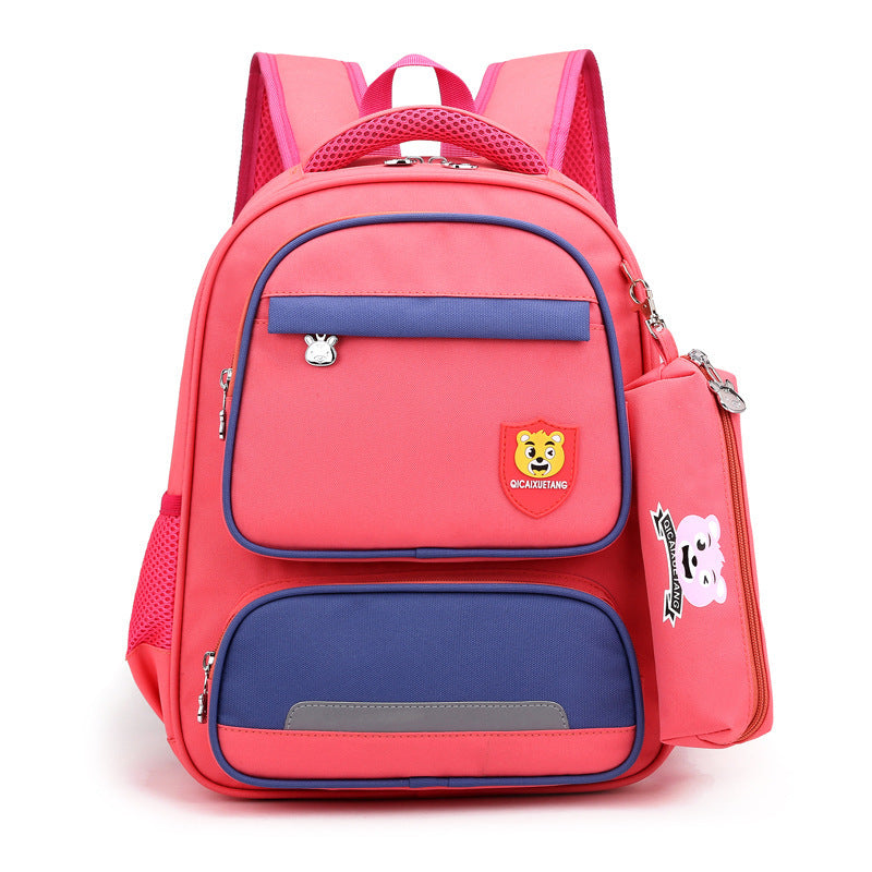 Children's Primary Schoolbag Cartoon Girl Spring Outing Backpack Small