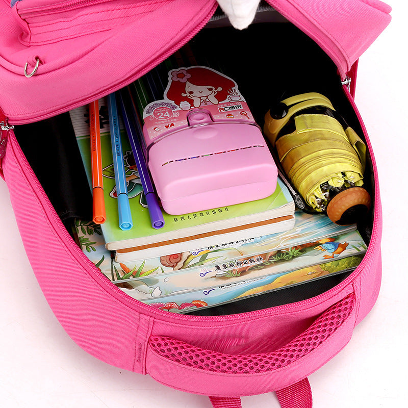 Children's Primary Schoolbag Cartoon Girl Spring Outing Backpack Small
