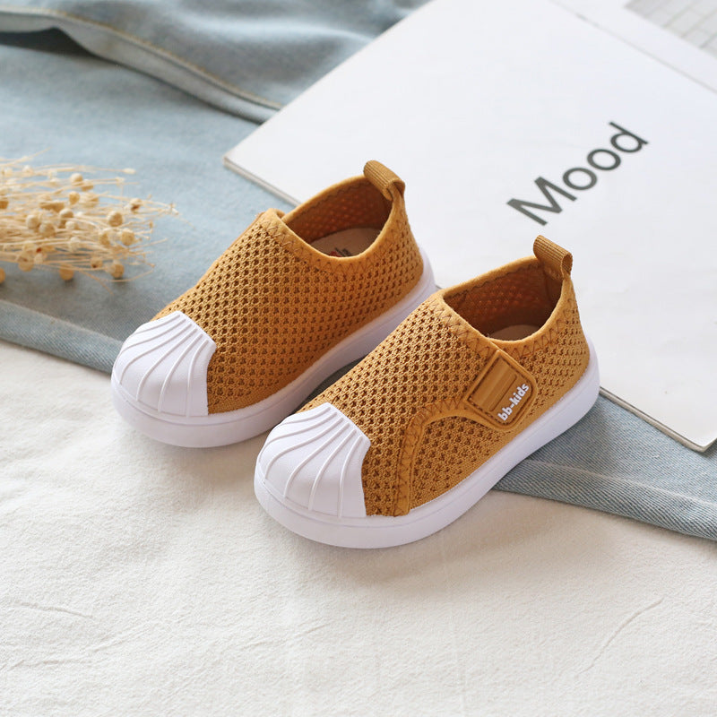 Girls Boys Casual Shoes Spring Infant Toddler Shoes Comfortable Non-slip Soft Bottom Children Sneakers
