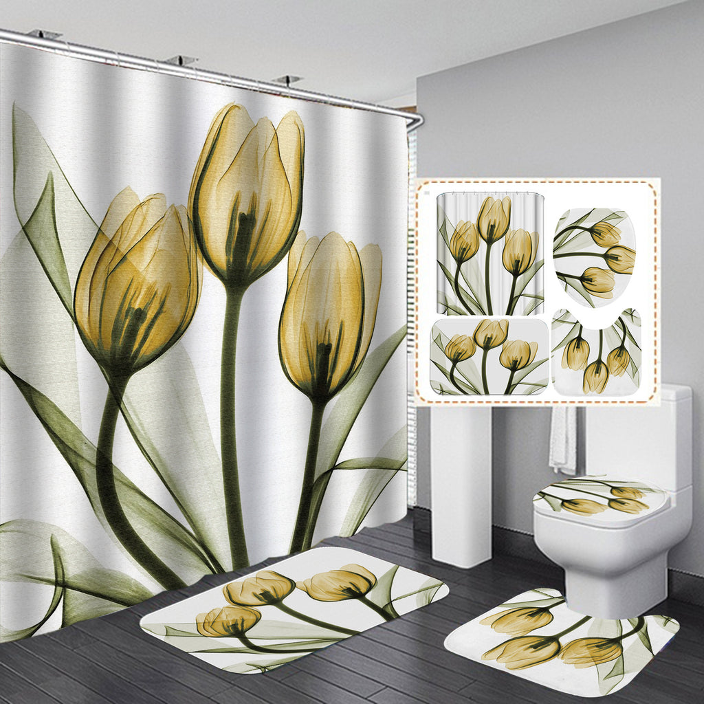 Simple Flower Series Shower Curtain - Beuti-Ful