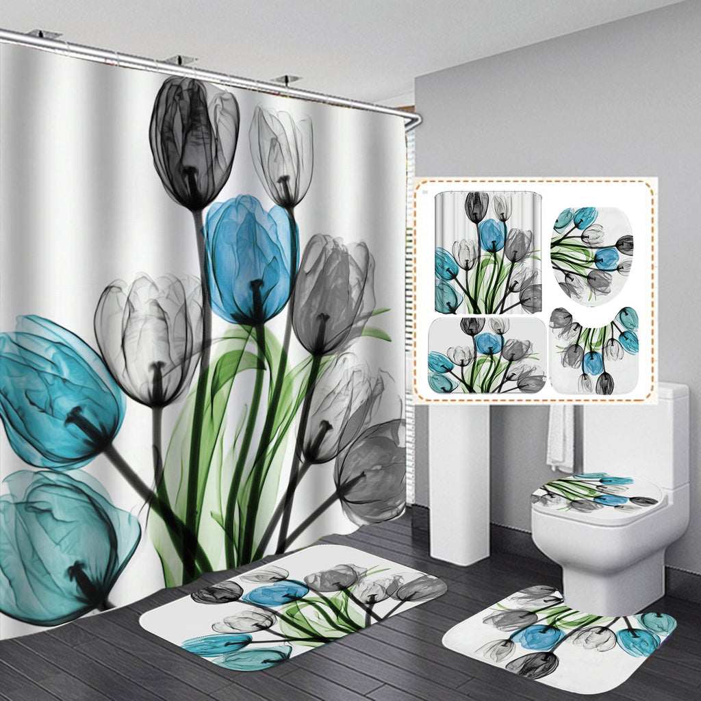 Simple Flower Series Shower Curtain - Beuti-Ful