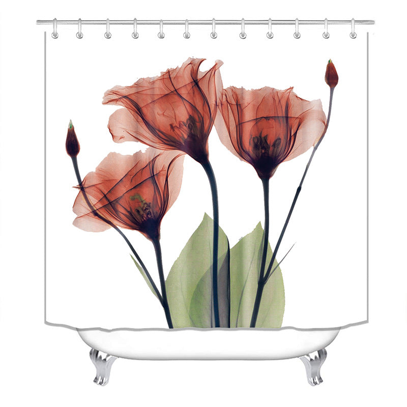 Simple Flower Series Shower Curtain - Beuti-Ful