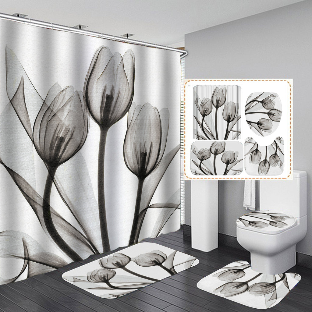Simple Flower Series Shower Curtain - Beuti-Ful