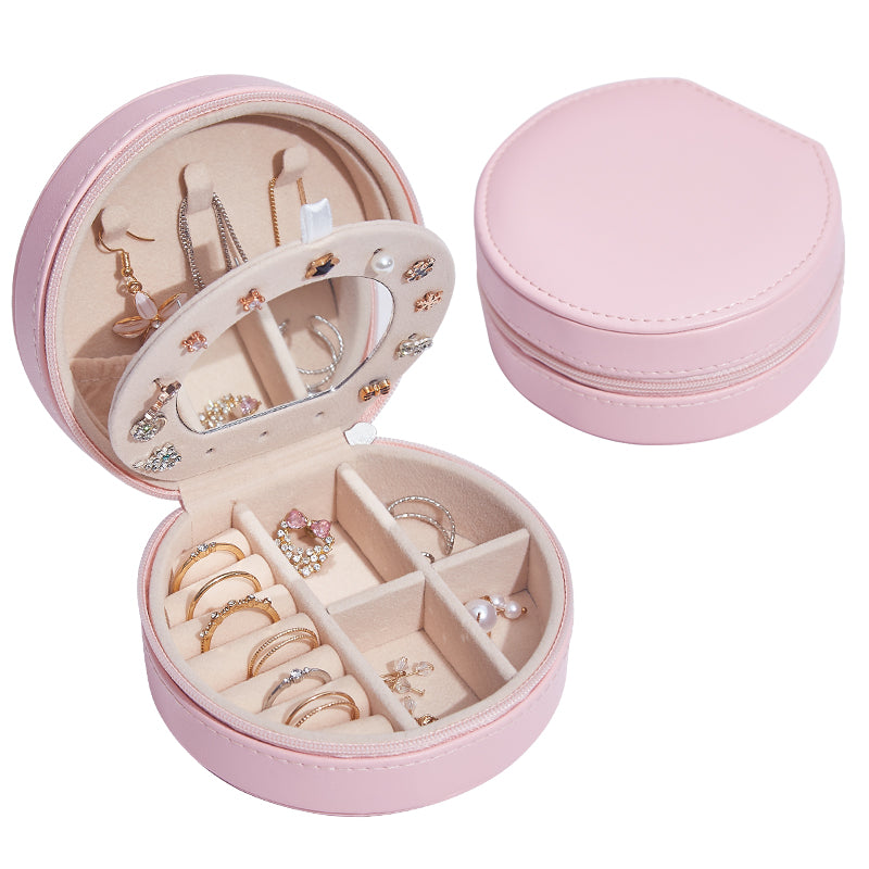 Portable Jewelry Box Storage Box Small Earrings Hand Jewelry